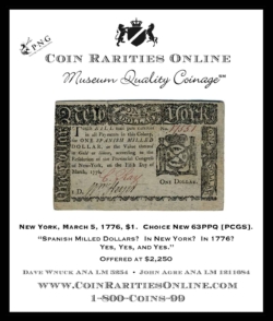 New York $1 1776 Ad Color